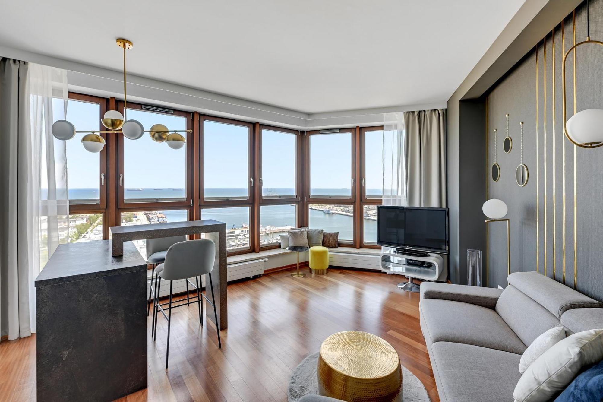 Ferienwohnung Sea Towers Gdynia Exterior foto