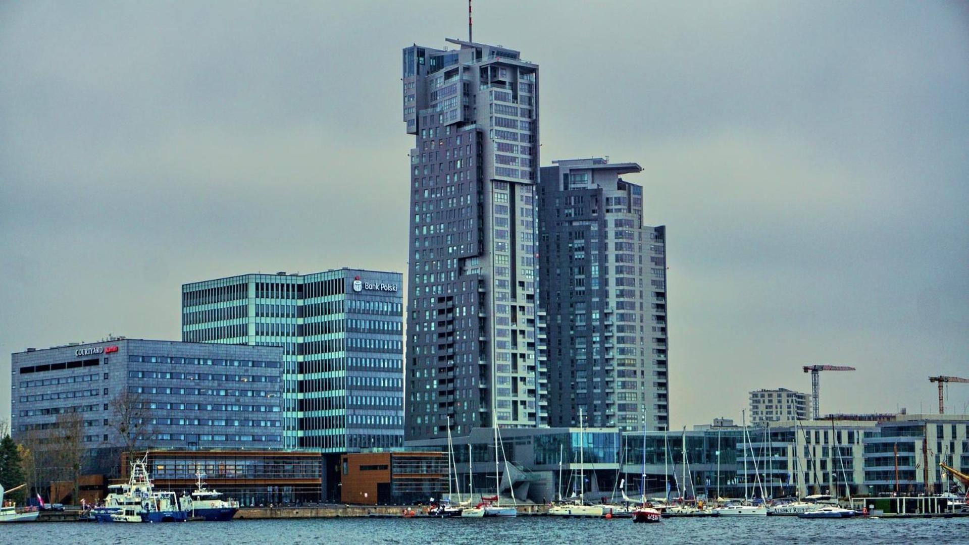 Ferienwohnung Sea Towers Gdynia Exterior foto